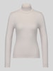 ONLY Slim Fit Rollkragenpullover aus Viskose-Mix Modell 'KAROL' Offwhite