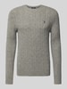 Polo Ralph Lauren Regular fit gebreide pullover van een mix van wol en kasjmier Donkergrijs