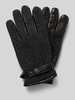 Hestra Handschuhe mit Druckknopfverschluss Modell 'Christopher' BLACK