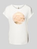 Soyaconcept T-shirt met motief- en statementprint, model 'Marica' Oranje