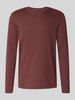 Christian Berg Men Longsleeve met ronde hals Metallic rood