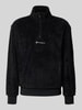 CHAMPION Sweatshirt mit Stehkragen Black