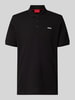 HUGO Poloshirt mit Label-Print Modell 'Donos' Black