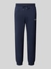JACK & JONES straight fit sweatpants van katoenmix model 'Kane' Donkerblauw