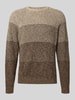 Only & Sons Relaxed Fit Strickpullover aus reiner Baumwolle Modell 'BIRK' Beige