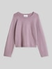 Marc O'Polo Pullover aus Wolle mit Raglanärmeln Mauve
