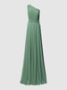 TROYDEN COLLECTION Abendkleid mit One-Shoulder-Träger Mint