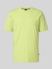 BOSS T-Shirt mit Label-Print Modell 'Thompson' Neon Gruen