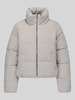 ONLY Steppjacke mit hohem Stehkragen Ecru