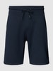 MCNEAL Sweatshorts mit französischen Eingrifftaschen Dunkelblau
