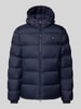 Gant Gewatteerd jack met labelpatch Marineblauw