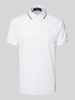 Polo Ralph Lauren Slim Fit Poloshirt mit Label-Patch Weiss