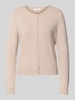 Christian Berg Woman Vest met knoopsluiting Metallic beige gemêleerd