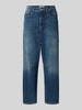 OPUS PANTS Mom Fit Jeans im Used-Look Modell 'Melly relax' Marine