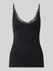 Sloggi Slim Fit Top mit Spitzenbesatz Modell 'Go Blush' Black
