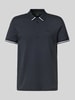 BOSS Green Regular Fit Poloshirt mit Label-Print Modell 'Paddy Lux Heritage' Dunkelblau