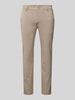 Only & Sons Slim fit stoffen broek in gemêleerde look, model 'MARK' Beige