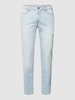 MCNEAL Slim Fit Jeans mit Label-Detail Bleu