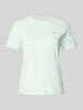 Gant T-shirt met labelprint Mintgroen