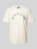 Tommy Hilfiger T-shirt met labelprint Beige