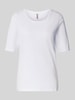 Soyaconcept T-Shirt mit Rundhalsausschnitt Modell 'Babette' Weiss