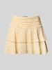 Gina Tricot Minirock aus Viskose-Mix im Stufen-Look CORAL Melange