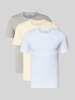 BOSS Slim Fit T-Shirts aus reiner Baumwolle im 3er-Pack Mittelgrau