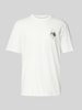 ARMANI EXCHANGE T-Shirt mit Label-Stitching Weiss