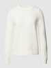 Esprit Strickpullover mit Strukturmuster Offwhite