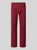 Christian Berg Men Jeansy o kroju slim fit w 5 kieszeni Bordowy