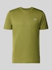 New Balance T-shirt z nadrukiem z logo model 'ESSENTIAL' Zielony