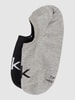 CK Calvin Klein Kousenvoetjes met stretch in een set van 2 paar  Middengrijs