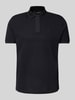 Emporio Armani Poloshirt mit Label-Stitching Marine