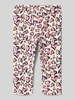 s.Oliver RED LABEL Slim Fit Capri Leggings aus Baumwoll-Elasthan-Mix Sand