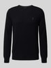 Polo Ralph Lauren Gebreide pullover met ribboorden Zwart