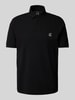 ARMANI EXCHANGE Koszulka polo z wyhaftowanym logo Czarny