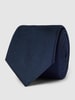 HUGO Zijden stropdas met all-over motief, model 'Tie' (6 cm) Marineblauw
