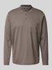 RAGMAN Regular fit poloshirt met borstzak Taupe