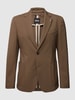 BOSS 2-knoops colbert met labeldetail, model 'Hanry' Beige
