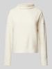 Vero Moda Regular Fit Strickpullover mit Mock-Neck-Kragen Modell 'BELLA' Beige