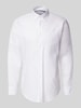 Christian Berg Men Regular Fit Business-Hemd mit Button-Down-Kragen Weiss