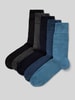 MCNEAL Socken mit geripptem Abschluss im 5er-Pack Jeansblau