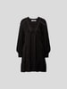 Iro Knielanges Kleid mit Spitzen-Details Schwarz