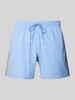 BOSS Badehose mit elastischem Bund Modell 'Iconic' Hellblau