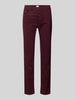 Brax Broek van lyocellmix, model 'MARY THERMO' Bordeaux