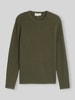 Tom Tailor Denim sweter z czystej bawełny o kroju regular fit Oliwkowy