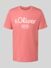 s.Oliver RED LABEL Regular Fit T-Shirt aus reiner Baumwolle Altrosa