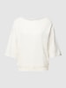 Lanius T-shirt met 3/4-mouwen Offwhite