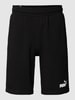 PUMA PERFORMANCE Sweatshorts met labelprint, model 'ESS' Zwart