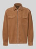 MCNEAL Hemdjacke mit Reißverschluss Camel